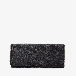 Tuckernuck Black Beaded Clutch